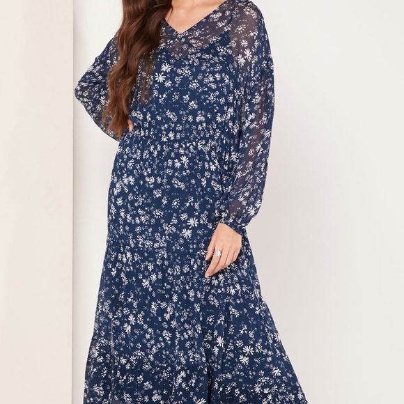 Free People Wallflower boho midi dress size S/M - Picture 3 of 3